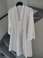 Witte overblouse-tuniek maat 38-40, Ophalen of Verzenden, Zo goed als nieuw, Maat 38/40 (M), Wit