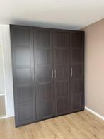 Ikea Pax combi met drie kasten | Zwartbruin | 200x 236, Huis en Inrichting, Ophalen, Gebruikt, 200 cm of meer, 200 cm of meer