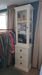 Servieskast/buffetkast/vitrinekast 220 hoog, Huis en Inrichting, Ophalen, Gebruikt, 50 tot 100 cm, 25 tot 50 cm