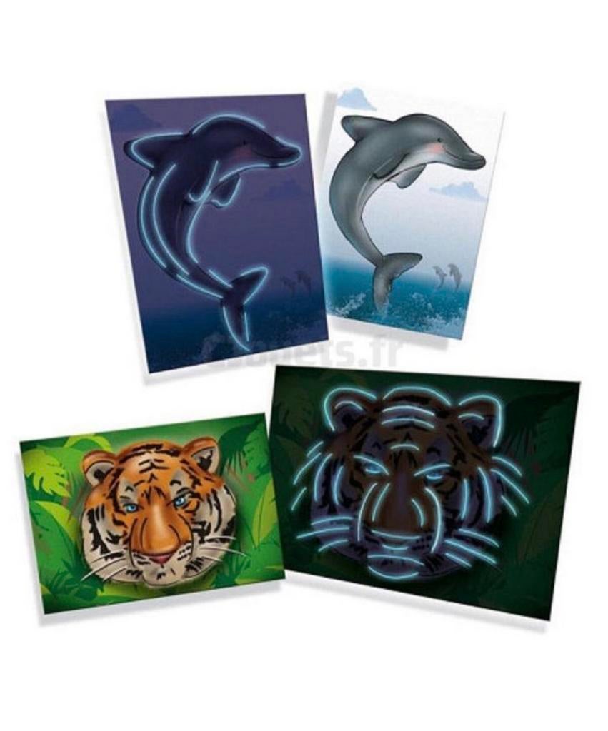 SES Creatieve Neon Lichtset Tijger Dolfijn bouw je Neonbord, Nieuw, Ophalen of Verzenden, H, Knutselen