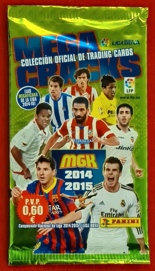 2014-15 Panini Megacracks Liga BBVA Sealed Trading Card Pack, Verzamelen, Sportartikelen en Voetbal, Nieuw, Poster, Plaatje of Sticker