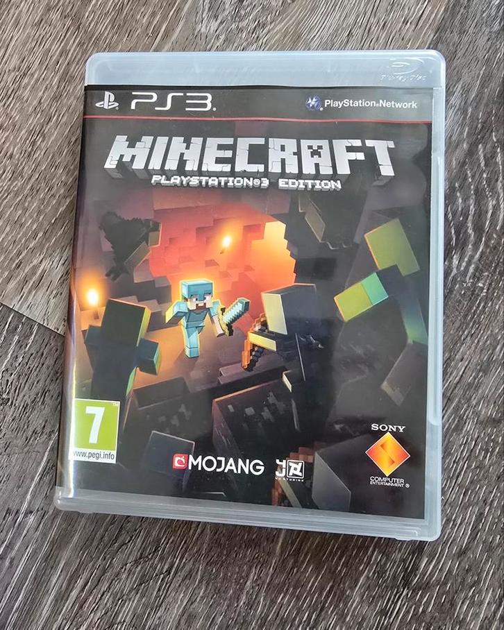 Ps3 spel Minecraft, Spelcomputers en Games, Games | Sony PlayStation 3, Zo goed als nieuw, Avontuur en Actie, 3 spelers of meer