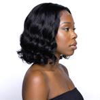 16 Inches Body Wave Human Hair Wig, Ophalen of Verzenden, Zo goed als nieuw, Pruik of Haarverlenging