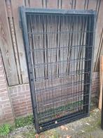 3x DSM Poortjes 1m breed, zwart gecoat, incl. palen, Tuin en Terras, Ophalen, Met poort, Nieuw, Dubbelstaafmat hekwerk