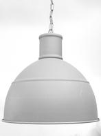 Hanglamp lamp grijs metaal groot industrieel ketting, Gebruikt, Ophalen of Verzenden, Metaal, Minder dan 50 cm