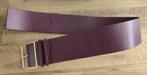 NIKKIE mooie brede taille riem aubergine paars , maat M, Ophalen, 5 cm of meer, Heupriem, Zo goed als nieuw