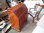 Vintage secretaire met stoel, Huis en Inrichting, Ophalen, Gebruikt, Klassiek