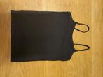 2x zwart singlet, hemd, Hema, Mitch & Jill 134-140., Ophalen of Verzenden, Gebruikt, Meisje, Shirt of Longsleeve