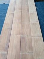 21M2 massieve bamboe houten vloerdelen #VERNIEUWD#, Ophalen of Verzenden, Gebruikt