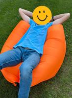 ORANJE SeatZac (zitzak/ligzak), vakantie, strand of festival, Ophalen of Verzenden, Nieuw