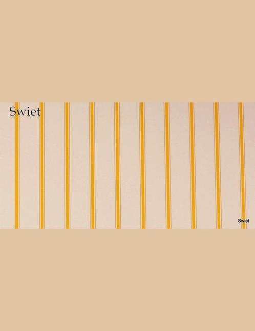 4748 Vintage streep strepen stripes behang wallpaper swiet, Huis en Inrichting, Stoffering | Behang, Verzenden