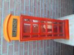 Engelse telefooncel vitrinekast, Huis en Inrichting, Kasten | Vitrinekasten, Ophalen, 50 tot 100 cm, Zo goed als nieuw, Minder dan 100 cm