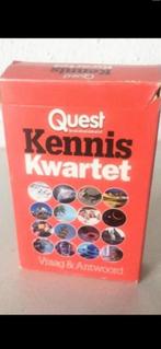 leerzaam !:  QUEST ‘KENNIS-KWARTET’ KAASRTSPEL, Ophalen of Verzenden, Zo goed als nieuw, Quest