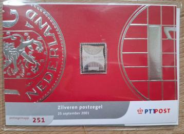 PTTPost zilveren postzegel beschikbaar voor biedingen