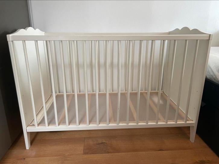 Ledikant 60x120, Kinderen en Baby's, Kinderkamer | Bedden, Zo goed als nieuw, Minder dan 140 cm, Minder dan 70 cm, Matras, Ophalen