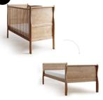 Woodies Noble Vintage 2 in 1 ledikant Bed - 70x140, Kinderen en Baby's, Babywiegjes en Ledikanten, Ophalen, Gebruikt, Ledikant