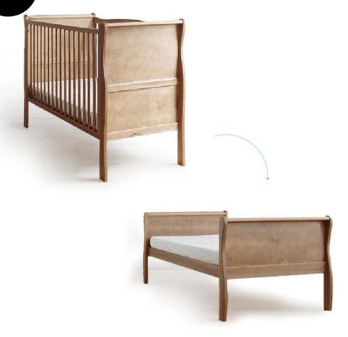 Woodies Noble Vintage 2 in 1 ledikant Bed - 70x140, Kinderen en Baby's, Babywiegjes en Ledikanten, Gebruikt, Ledikant, Ophalen