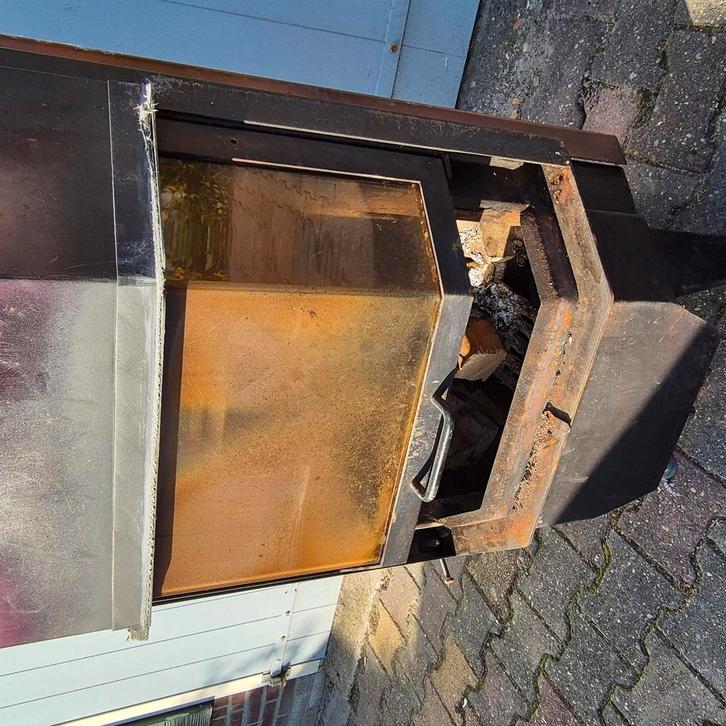 Houtkachel, Huis en Inrichting, Kachels, Gebruikt, Houtkachel, Hout, Ophalen of Verzenden