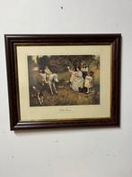 Brocante oude prent, Antiek en Kunst, Ophalen of Verzenden