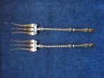 2 zilveren bokkepoot vorken van kempen 16,5 centimeter 55 gr, Ophalen of Verzenden, Zilver