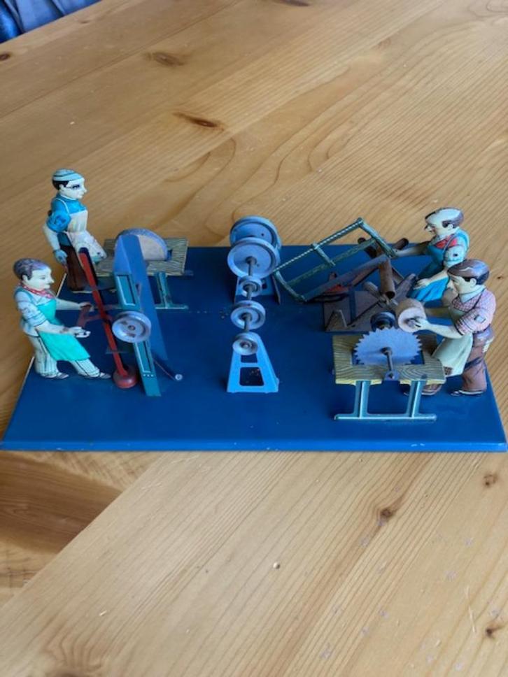 Blikken Arnold werkplaats aandrijvingmodel, Antiek en Kunst, Antiek | Speelgoed, Ophalen of Verzenden