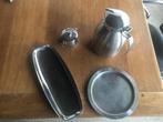 design schaal suikerpot alessi selton erhard kan vintage, Ophalen, Overige materialen, Gebruikt, Schaal of Schalen