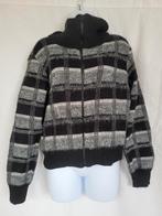 Stoer kort zwart-wit vest mt M merk Qed London, Maat 38/40 (M), ., Zwart, Ophalen of Verzenden