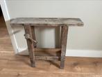 Mini werkbankje!, Huis en Inrichting, Tafels | Sidetables, Ophalen, Rond, Minder dan 50 cm, Zo goed als nieuw