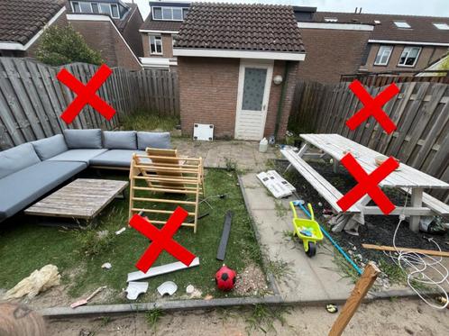 Gratis schutting, tegels, sluitbanden en kunstgras!, Tuin en Terras, Tegels en Klinkers, Zo goed als nieuw, Terrastegels, Keramiek
