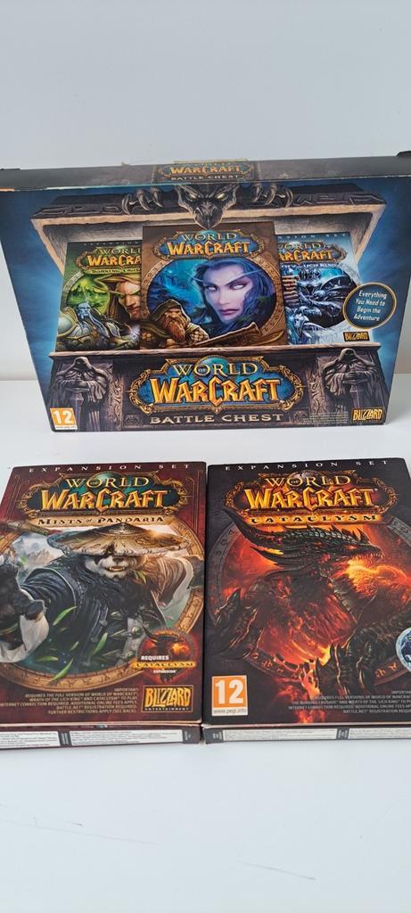 World of Warcraft Battle Chest + 2 Expansions, Spelcomputers en Games, Games | Pc, Gebruikt, Overige genres, 1 speler, Vanaf 12 jaar