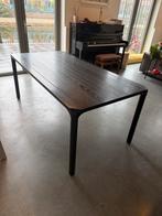 Zuiver Storm zwarte eettafel 180x90, Huis en Inrichting, Tafels | Eettafels, Ophalen, Gebruikt, 50 tot 100 cm, 150 tot 200 cm