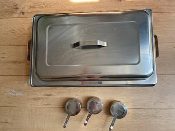Chafing dish / au-bain-marie serveer dish beschikbaar voor biedingen