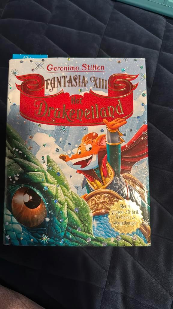 Geronimo Stilton - Fantasia XIII, Boeken, Kinderboeken | Jeugd | onder 10 jaar, Gelezen, Ophalen of Verzenden