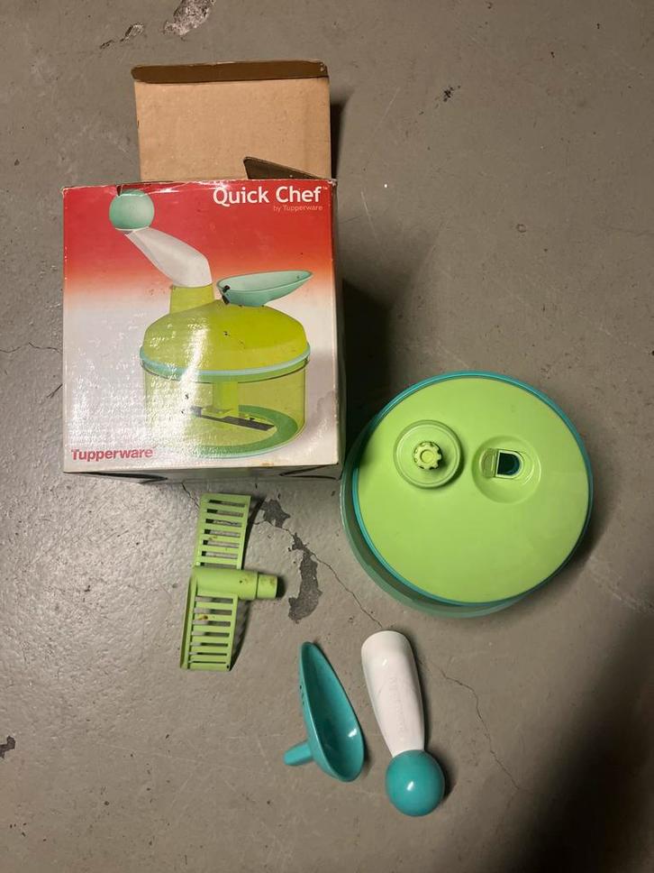Tupperware Quick Chef - Keukenmachine, Huis en Inrichting, Keuken | Keukenbenodigdheden, Gebruikt, Ophalen of Verzenden