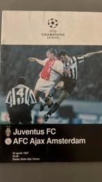 Programmaboekje JUVENTUS - AJAX Champions League, Ophalen of Verzenden, Zo goed als nieuw, Ajax, Boek of Tijdschrift
