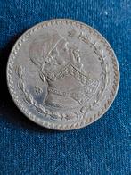 1 peso 1960 zilver Mexico etc zie beschrijving, Postzegels en Munten, Munten | Amerika, Zilver, Ophalen of Verzenden, Losse munt