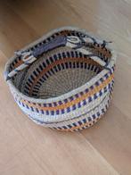 Afrikaanse mand nieuw, Huis en Inrichting, Woonaccessoires | Schalen en Manden, Ophalen, Nieuw, Rond, Overige materialen