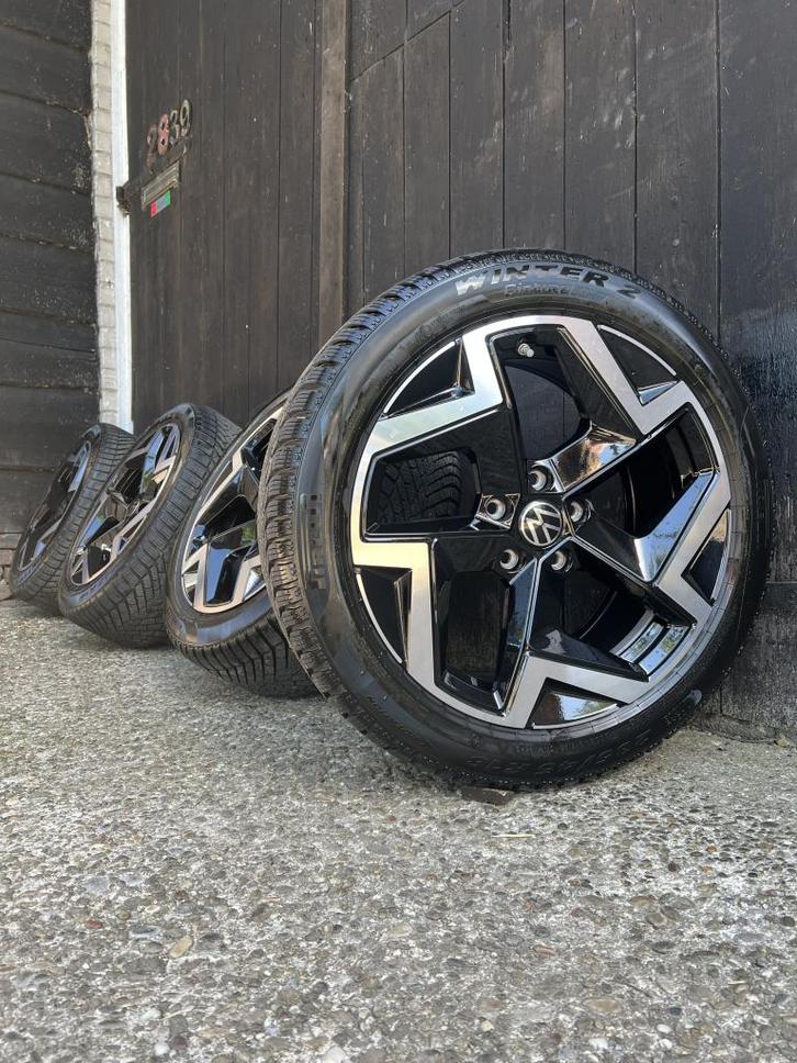 5x112 originele Volkswagen Passat b9 velgen 18” winter set, Auto-onderdelen, Banden en Velgen, Banden en Velgen, Winterbanden