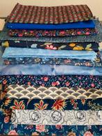 Katoenen Lappen Blauw - Diverse Motieven, Blauw, Nieuw, Ophalen of Verzenden, 30 tot 120 cm