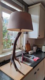 Schemerlamp met Gewei-Poot., Huis en Inrichting, Ophalen, Overige materialen, Minder dan 100 cm, Landelijk
