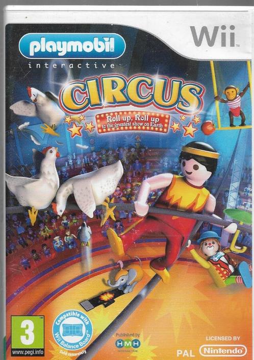 Playmobil Circus (wii), Spelcomputers en Games, Games | Nintendo Wii, Zo goed als nieuw, Role Playing Game (Rpg), 2 spelers, Vanaf 3 jaar