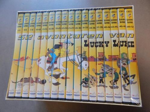 DE 52 AVONTUREN VAN LUCKY LUKE - 17 DVD BOXSET, Cd's en Dvd's, Dvd's | Tv en Series, Zo goed als nieuw, Actie en Avontuur, Boxset