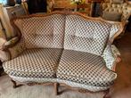 Engelse klassieke/vintage bank met 3 fauteuils, Ophalen of Verzenden, Gebruikt