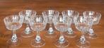 8 Cristal d’Arques Pompadour cocktailglazen, Ophalen of Verzenden, Zo goed als nieuw, Overige typen