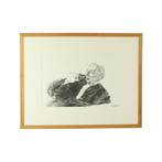 Grote Houtskool Tekening Advocaat Kunst 1974 Driesschaert, Antiek en Kunst, Ophalen of Verzenden