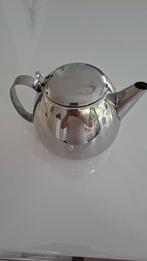 Dubbelwandige theepot., Huis en Inrichting, Keuken | Potten en Pannen, Ophalen, Gebruikt, Rvs