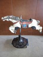Ijzer carrousel paard met voet uit Amerika, Verzamelen, Ophalen, Gebruikt, Paard, Overige typen
