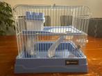 Hamsterkooi Ongebruikt Dinky Blauw/Wit + attributen, Dieren en Toebehoren, Minder dan 60 cm, Kooi, Ophalen of Verzenden, Hamster