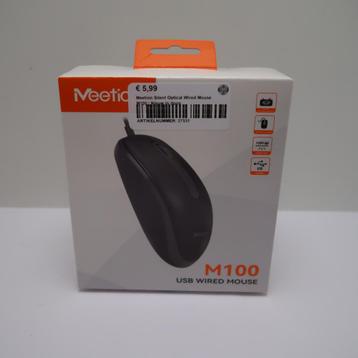 Meetion M100 USB Muis | Nieuw in Seal beschikbaar voor biedingen
