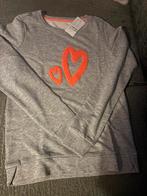 Nieuw - Grijze sweater met hart - maat 158/164, Meisje, Trui of Vest, Nieuw, Ophalen of Verzenden